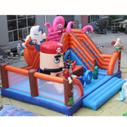 pirate inflatable amusement park